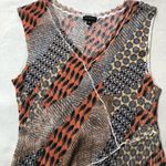 Komarov Asymmetrical Chiffon Tunic Tank Top Size M Photo 3