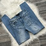 Judy Blue Pearl & Silver Embellished High Rise Skinny Jeans Photo 0