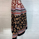 Andree by Unit  Size M Leopard Print Pullover Sweater Photo 4