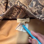 Prómesa Promesa NWT zip closure faux snake skin brown tan mini skirt w/pockets. Size M. Photo 4