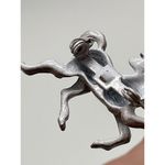 Vintage Enamel Horse Pin Brooch‎ Brown Running Horse Tiawan Retro Photo 8