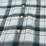 Madewell Rockfern Plaid Antique Cream Flannel Short Sleeve Daily Shirt M… Photo 8