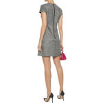 Alice + Olivia Coley Paneled Prince of Wales Checked Woven Mini Dress Photo 3