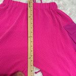 Hot Pink Ribbed Cargo Pants Photo 6
