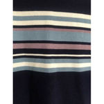 Allison Brittney  Women’s Knit Sweater Dress Size S Navy Blue Striped NWT! Photo 1