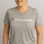Next Level Apparel Funky Buddha Yoga Graphic Short Sleeve Grey XSmall Photo 0
