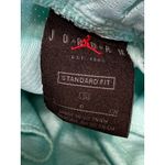 Jordan Women's Teal Blue Standard Fit Drawstring Workout Athletic Shorts Size S Photo 2