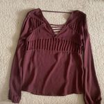 Maroon Dress Top Red Photo 1