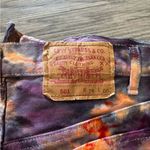 Levi's Multicolor Tie-Dye Jean Shorts 28 Photo 2