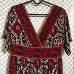 London Times  floral print open‎ V stretchy dress Photo 2