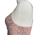 Victoria's Secret  Womens 34B Pink Snakeskin Underwire Lingerie Maxi Gown Dress Photo 4