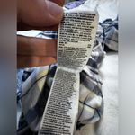 Gap  Womens Long Sleeve pink, Blue and White Plaid Women's large w ruffle collar Photo 6