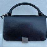 CELINE Trapeze Calfskin Leather Patent Trapeze Bag Photo 5