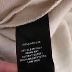 Lafayette 148 Womens BARROW LINEN DRESS Pants Size 14 Ivory STRAIGHT Photo 4