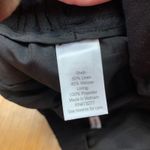 Nine West Womens Size XS Crop Pants Black Linen Blend Wide Leg Drawstring Waist Photo 6