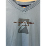 Storm Creek Shirt Jackson Hole Wyoming Blue Long Sleeve Large Photo 4