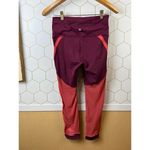 Lululemon  Zip The Line Crop *23 Deep Ruby / Poppy Coral - Size - 6 Photo 6