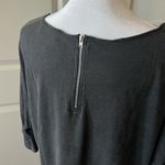 American Vintage Casual Gray Oversized T-Shirt Dress Photo 5