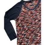 Suzanne Betro Women’s Navy/colorful Casual Pullover Sweater Size 2X Photo 2