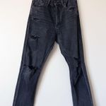 Citizens of Humanity  Black Corey Slouchy Slim Distressed Jean Size 25 Photo 0