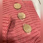 UGG  AUSTRALIA CLASSIC CARDY KNIT SWEATER PINK WOVEN BUTTON BOOTS Photo 1