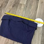 Princess Polly  navy pinstriped Sebastian tube top Photo 2