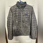 Patagonia Silver Quilted Puffer Jacket Photo 6