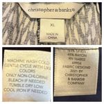 Christopher & Banks New Wide Leg Pant High Rise Drawstring Chevron Women Size XL Photo 10