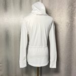 Kinona Sports White Hoodie Drawstring Pullover Athletic Italian Fabric XS Photo 11