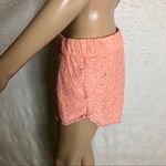 ZARA Peach Lace Shorts Photo 1