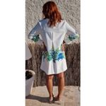 ZARA  Jual Flower Print Collar Dress, Size XL New w/Tag Photo 14