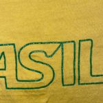 Nike Women's Yellow Brasil Short Sleeve Tee Photo 6