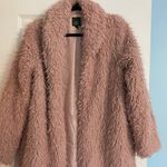 Wild Fable Dusty Rose Teddy Coat Photo 4