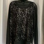 Simply Vera  by Vera Wang Lace front Sweater. Sz: 2X Photo 0