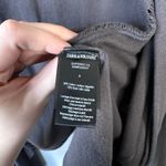 Zadig & Voltaire  Daphnee Cashmere Blend Cardigan Size Small Gray Distressed Photo 8