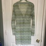 Ultra Flirt  Green Long Sleeve V-Neck Sheath cardigan Photo 2