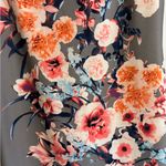 ECI NWT 🆕 Gray, Pink, and Orange cap Sleeve Sheath Dress. Size 8 Photo 2