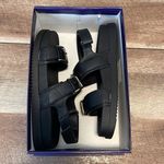 Madden Girl  Womens Sprittz Double Buckle Strap‎ Flat Sandals Black Size 7.5 NWT Photo 6
