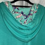 Munki Munki NWT  Size L Perfect Pajamas Teal Long Sleeve Zipup Hoodie Photo 8