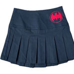 Dolls Kill NWT x DC You Summoned Me Pleated Mini Skirt XS Batman High Rise Punk Photo 0