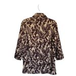 Mango MNG  XS Linen Blend Tropical Oversized Blazer Jacket Business Office NWT‎ Photo 7