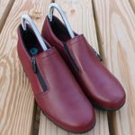 Munro Women's  Burgundy Wedge Shoe Sz 8 Photo 0