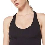 Lululemon Ornate Bra Racer Back Embroidered Eyelet Sports Bra Black Size 6 Photo 1