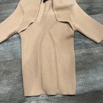VICI  Tan Ribbed Knit top L Photo 4