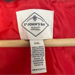 st. john's bay  Quilted Puffer Vest Jacket Womens Plus XXL Full Zip Red‎ Plaid Photo 8