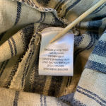 Gypsies & Moondust  Striped Jumpsuit Women's Large‎ Linen Blend Casual Coastal Photo 6