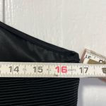 Vintage Silk Black bodycon midi slip dress with bodice ruching and back slit M Size 10 Photo 8