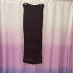 Chico's  Rich Brown Crochet Maxi Skirt Photo 2