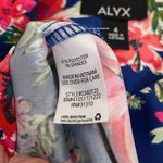 NWT ALYX Blue Red Pink Floral Sleeveless Sheath Mini Dress Hibiscus Flower New Size 4 Photo 7