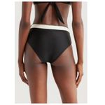 BOAMAR Sophie Tie Waist Bikini Bottoms Size Medium Black Photo 1